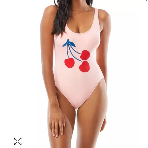 Pink One Piece Kate Spade Swimsuit - Picture 6 of 6